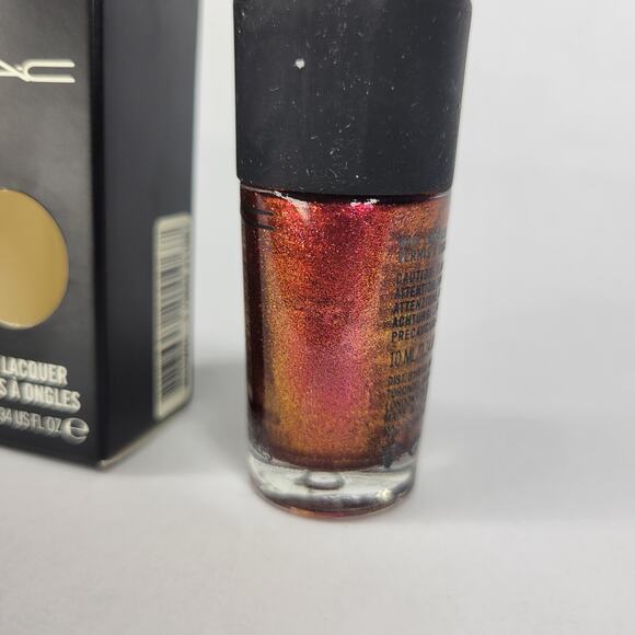 MAC Nail Lacquer Bad Fairy (Venomous Villains Maleficent) Holographic Duochrome - Picture 4 of 11
